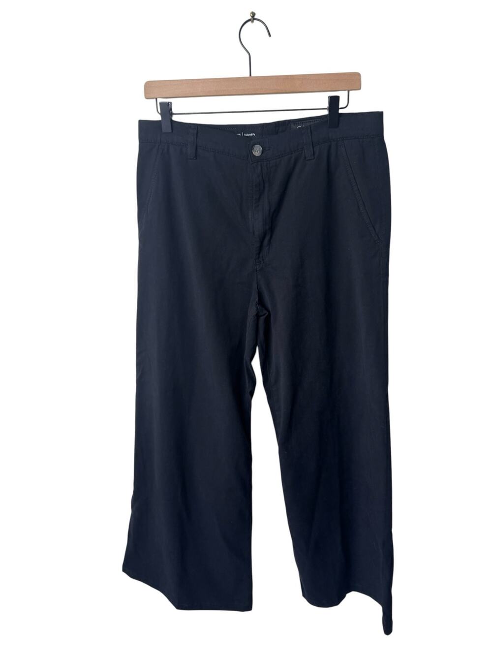 AG Caden Wide Leg Trouser Tailored Fit Mid-Rise Relaxed size 29 Black